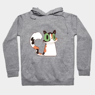 Calico Awkward Cat Hoodie